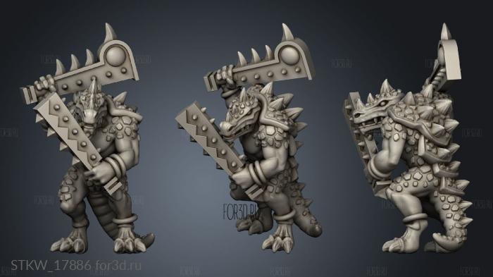 reptilian hulk 3d stl модель для ЧПУ