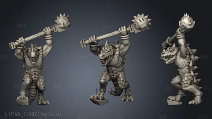 reptilian hulk stl model for CNC