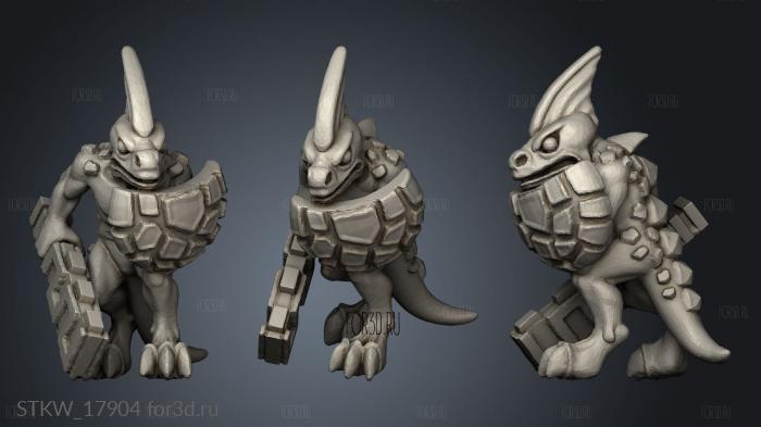 reptilian infantry 3d stl модель для ЧПУ