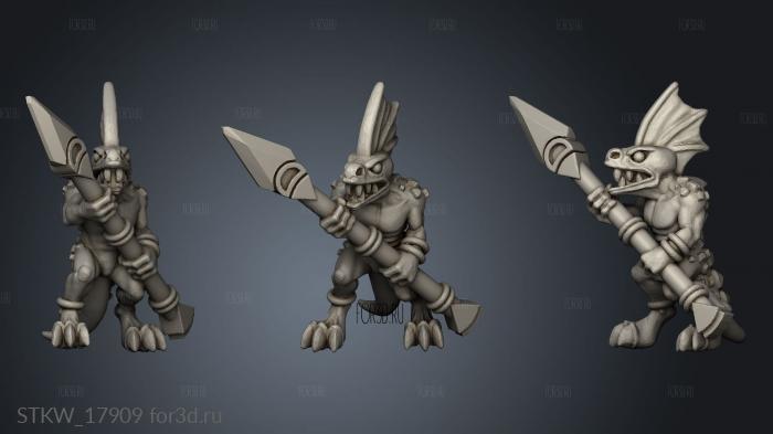 reptilian infantry 3d stl модель для ЧПУ