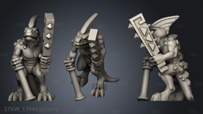 Reptilian Megadon crew 3d stl модель для ЧПУ