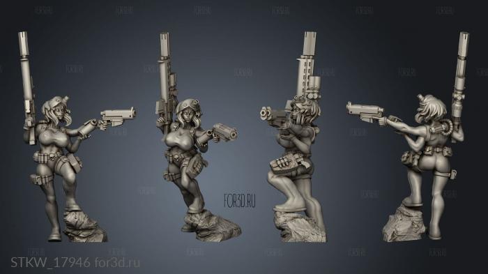 Reptilian Overlords Assassin stl model for CNC