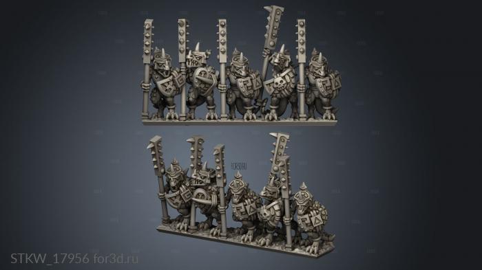 Reptilian Palace Guard stl model for CNC