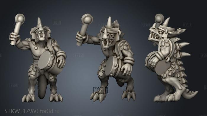 Reptilian Palace Guard musician 3d stl модель для ЧПУ