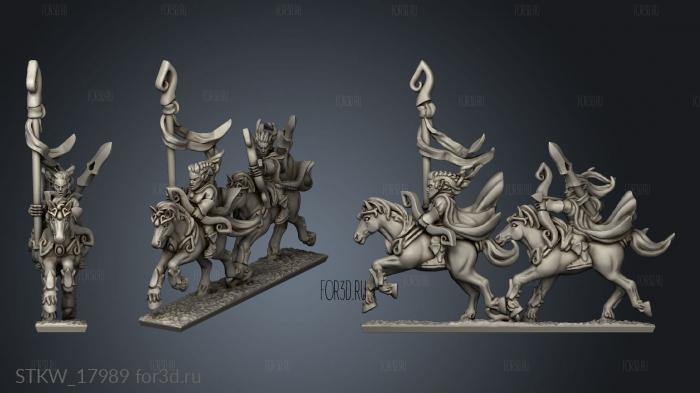 reptilian cavalry stl model for CNC