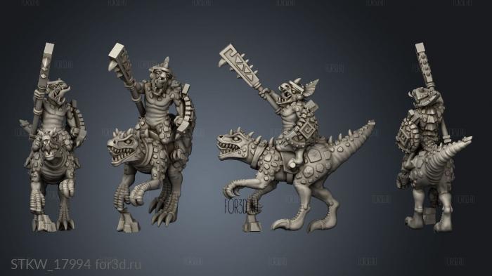 reptilian cavalry champion 3d stl модель для ЧПУ