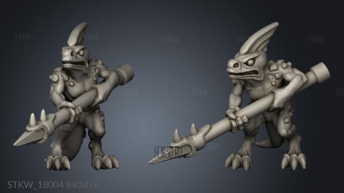 reptilian fire lizard 3d stl модель для ЧПУ