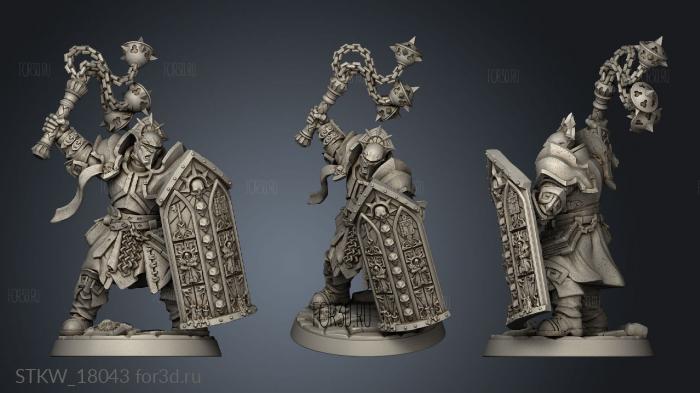 Requiem Brotherhood Templar stl model for CNC