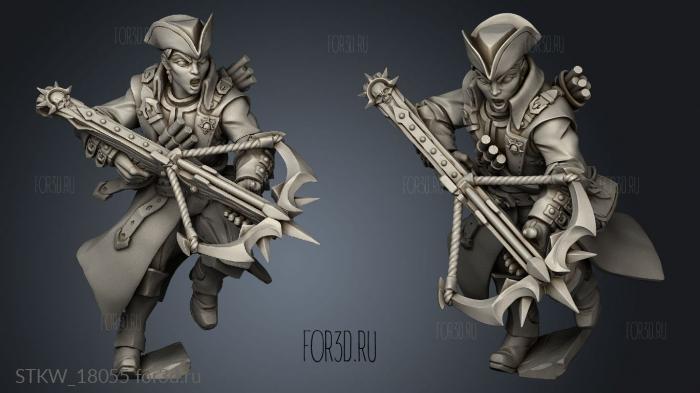 Requiem Demon Hunters Kit Heavy Crossbow stl model for CNC