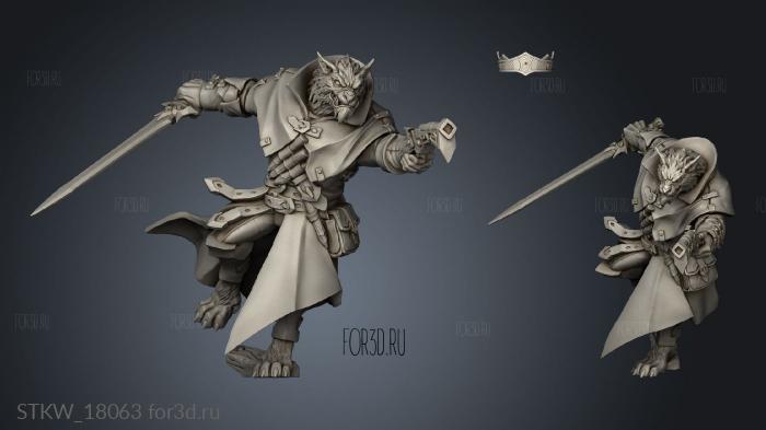 Requiem Wolfheart Demon II Hat Pistol Estoc stl model for CNC