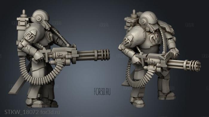 heavy trooper stl model for CNC