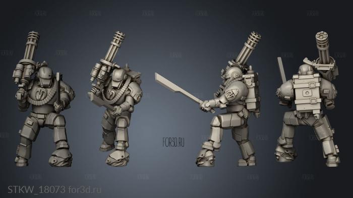 heavy trooper stl model for CNC