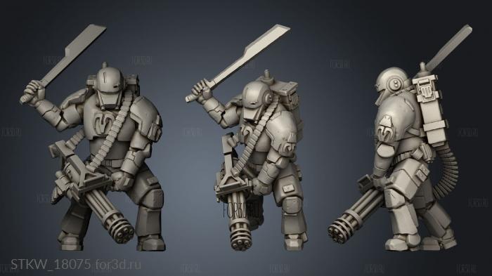 heavy trooper stl model for CNC