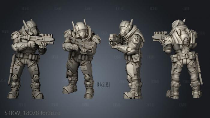 light infantry 3d stl модель для ЧПУ