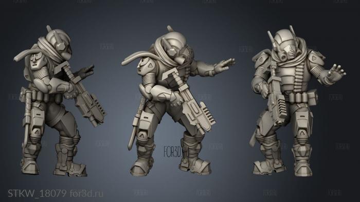 light infantry 3d stl модель для ЧПУ