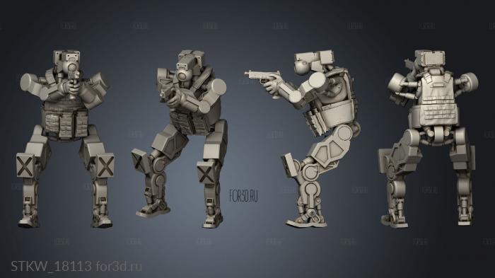 Ring Police Grunt stl model for CNC
