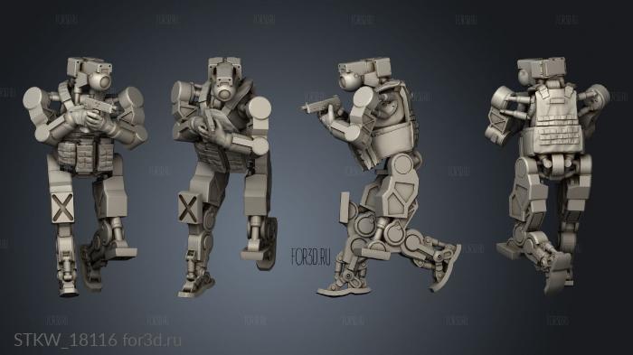 Ring Police Grunt stl model for CNC