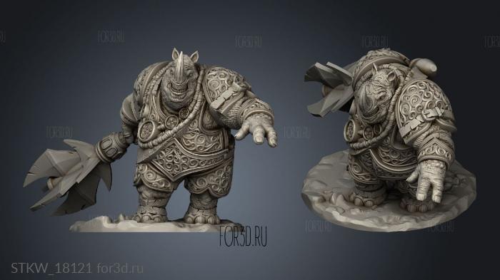 Rhino Folk Rhino Folk 3d stl модель для ЧПУ