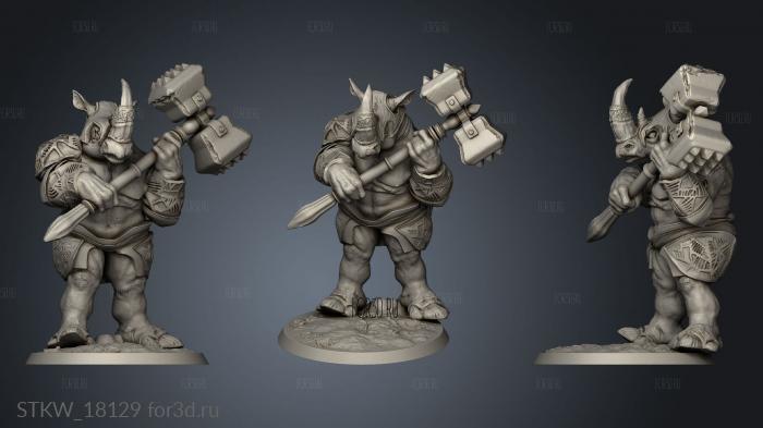 Rhino Skin hammer holder rino 3d stl модель для ЧПУ