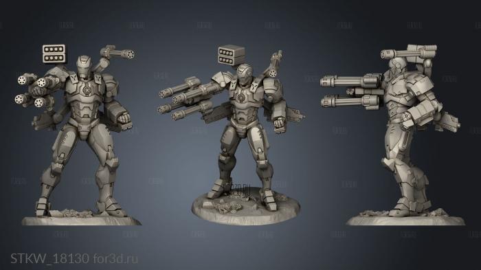 Rhode Warrior War Machine wm pre 3d stl модель для ЧПУ