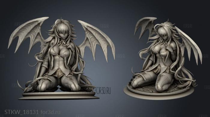 Rias Gremory and NSFW School Dx Torso stl model for CNC