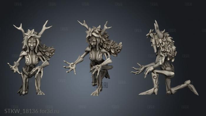 Riddleroot Tree Folk Petal stl model for CNC