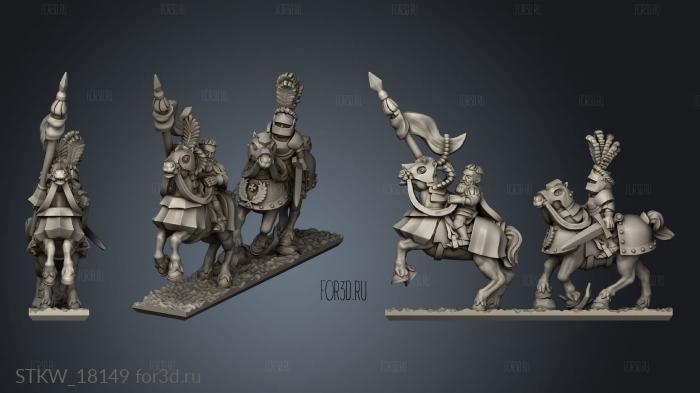 Knights 3d stl модель для ЧПУ