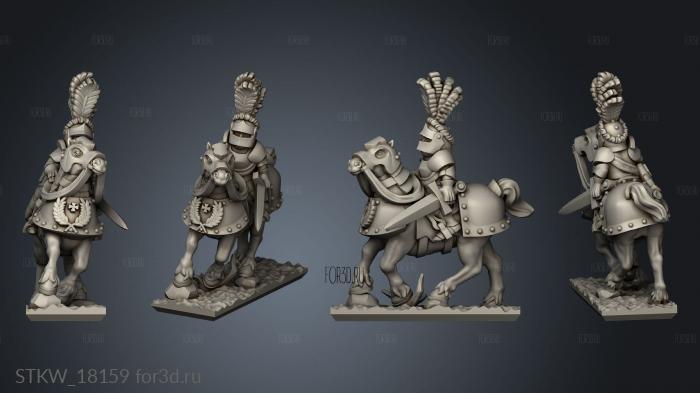 Knight 3d stl модель для ЧПУ