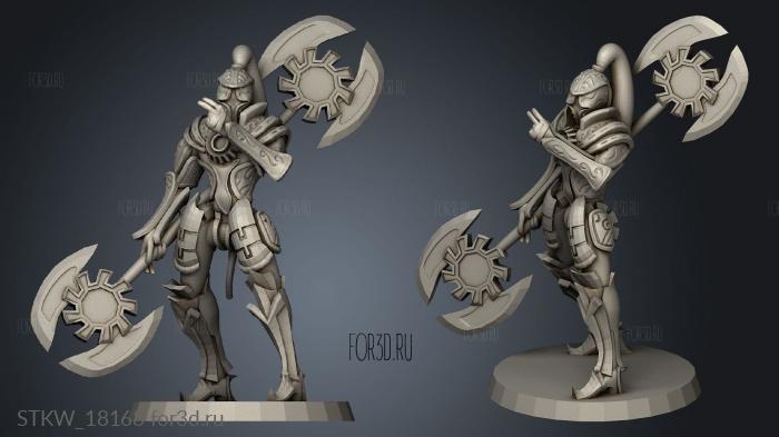 Knight Axe 3d stl модель для ЧПУ