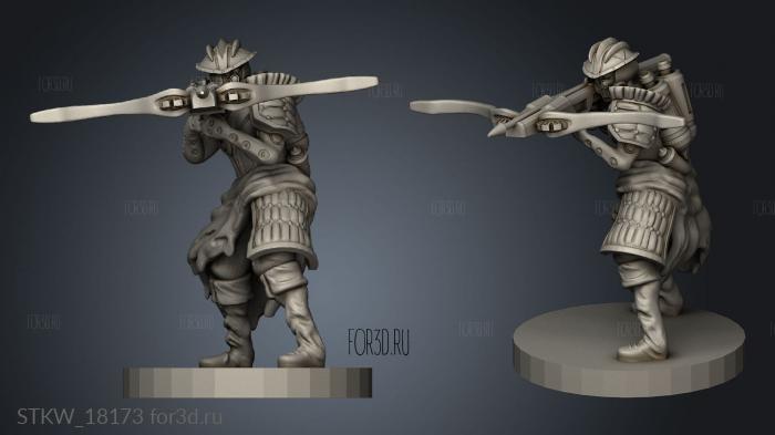 Crossbowman Aiming 3d stl модель для ЧПУ