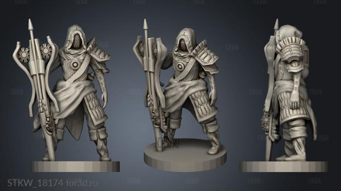 Crossbowman Static 3d stl модель для ЧПУ