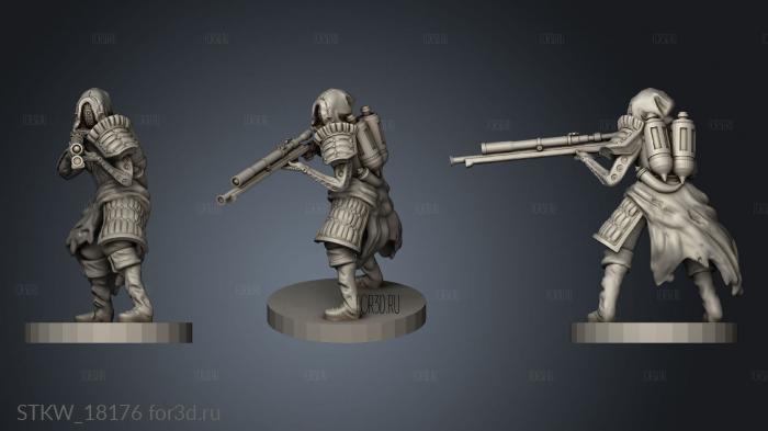 Rifleman Aiming stl model for CNC
