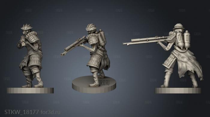 Rifleman Aiming stl model for CNC
