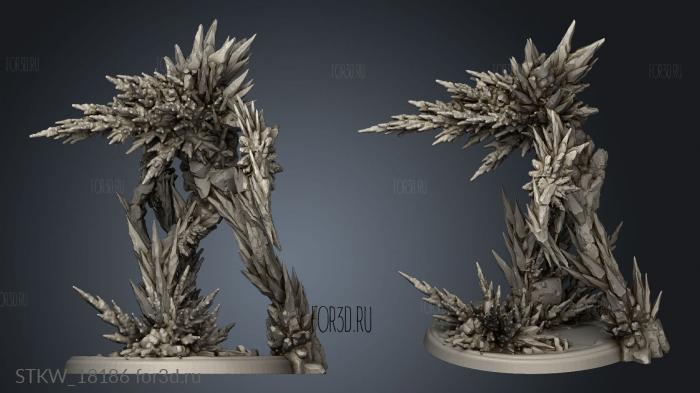 Rimethorn Golems stl model for CNC