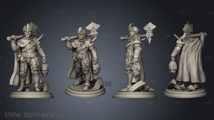 Bandit Lord stl model for CNC