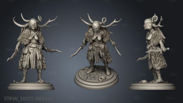 Bandit Shaman stl model for CNC