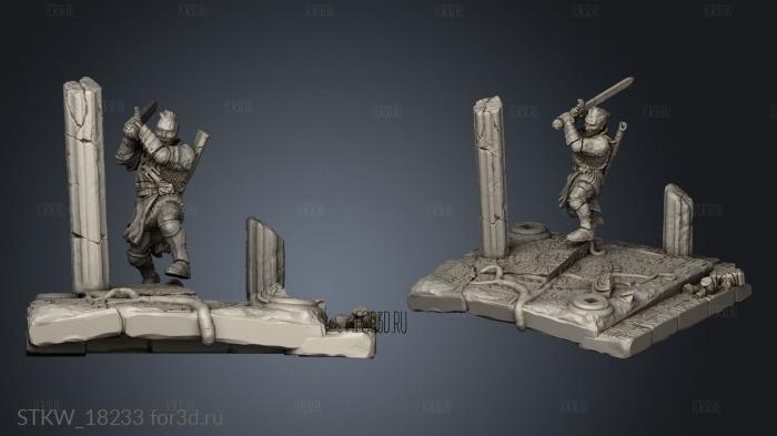 Medusas Lair Column 3d stl модель для ЧПУ