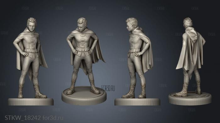 Robin 3d stl модель для ЧПУ