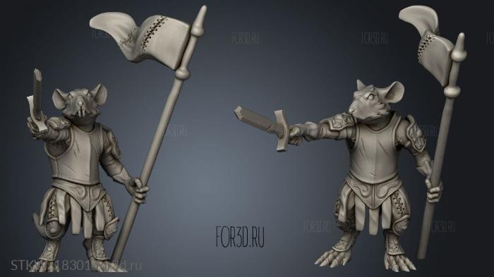 Rat Leader 3d stl модель для ЧПУ