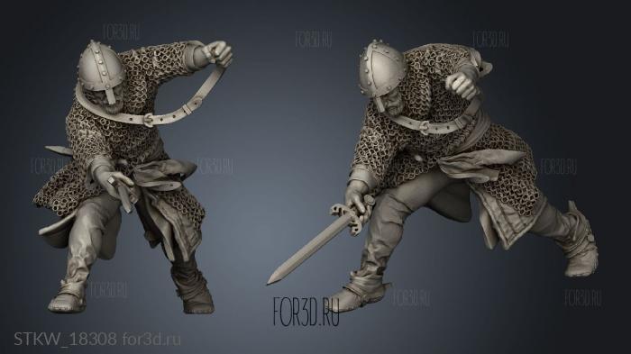 Rodrigo Dueling 3d stl модель для ЧПУ