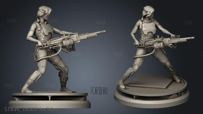 Rodriguez 3d stl модель для ЧПУ