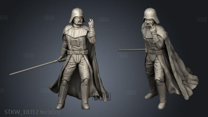 Rogue One diorama Vader 3d stl модель для ЧПУ