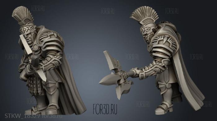 halberd units 3d stl модель для ЧПУ