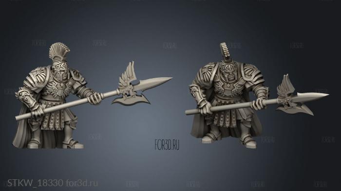 halberd units 3d stl модель для ЧПУ