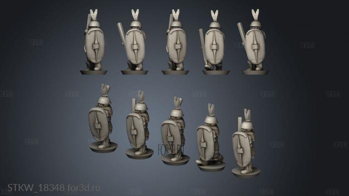 Principes Pilum stl model for CNC
