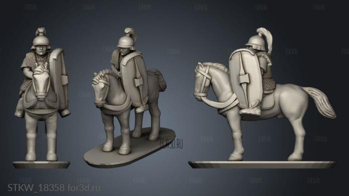 Roman General Guard stl model for CNC