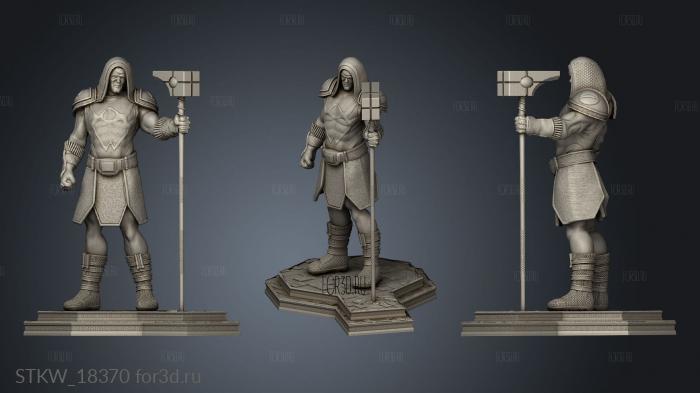 Ronan The Accuser stl model for CNC