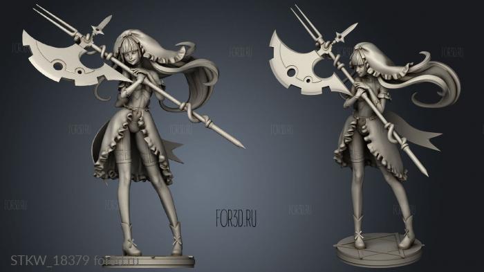 Rory Mercury stl model for CNC