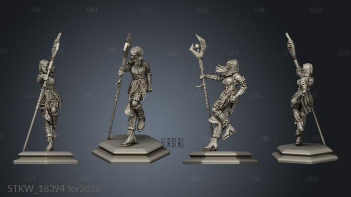cleric girl stl model for CNC