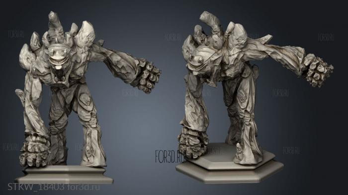 golem 3d stl модель для ЧПУ